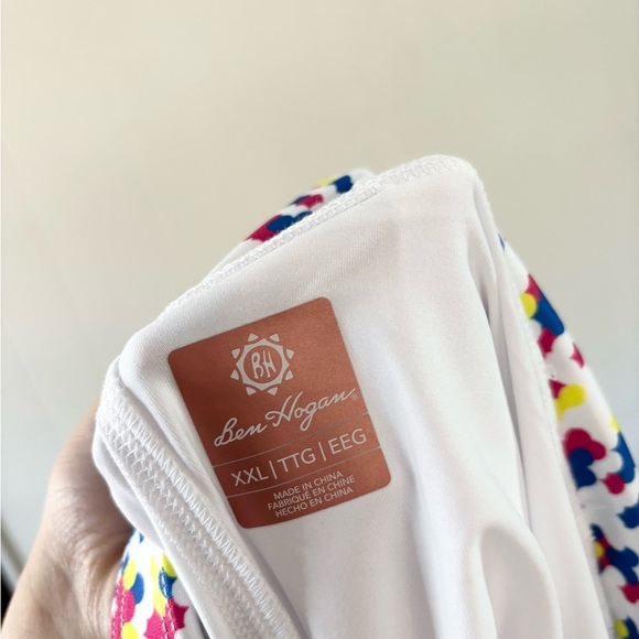 Ben Hogan Women's Geo Print Culotte Skirt skort performance XXL New - Picture 5 of 6